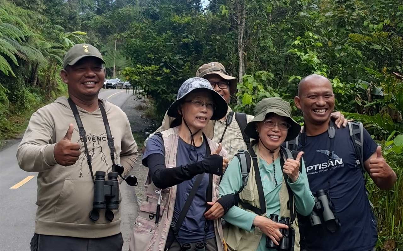 Ilham with Birders